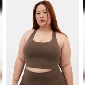 Girlfriend Collective | Café Paloma Racerback Bra | Size M | NWOT